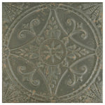 Charger l'image dans la visionneuse de galerie, Merola Tile Saja Nero Ceramic Floor and Wall Tile 0.39 inch Thick 13 inch Wide 12.0 sq. ft. per Case – Glazed Textured Vintage Finish