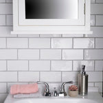 Load image into Gallery viewer, Merola Tile Chester Bianco 3 inch x 6 inch Ceramic Wall Tile – 5.72 sq. ft. per Case, Glossy Smooth Finish