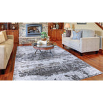 Charger l'image dans la visionneuse de galerie, Tapis d'intérieur Home Decorators Collection Lakeside Grey 7 pi 10 po x 9 pi 10 po
