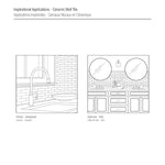 Load image into Gallery viewer, Anatolia 2-inch x 8-inch Sahara Sea Salt Glossy Pressed Ceramic Wall Tile