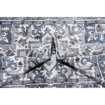 Load image into Gallery viewer, L'Baiet Lyla Blue 8 ft. x 10 ft. Traditional Washable Indoor Area Rug