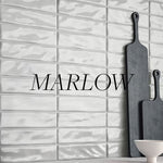 Load image into Gallery viewer, Anatolia 3-inch x 12-inch Artisan White Matte Pressed Wall Tile (10.66 sq.ft. / Case)