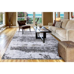 Charger l'image dans la visionneuse de galerie, Tapis d'intérieur Home Decorators Collection Lakeside Grey 7 pi 10 po x 9 pi 10 po