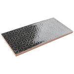 Charger l'image dans la visionneuse de galerie, Carreau mural en céramique Merola Tile Camden Decor Nero 4 po x 8 po (11,5 pi²/caisse)