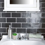 Load image into Gallery viewer, Merola Tile Chester Matte Nero 3 in. x 6 in. Ceramic Wall Tile (5.72 sq. ft./Case)