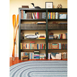 Load image into Gallery viewer, Colonial Mills Boston Common Capeside Blue 5 ft. x 7 ft. Oval Indoor Rug