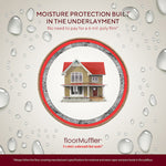 Load image into Gallery viewer, floorMuffler 100 sq. ft Rolls 48 in. W x 25 ft. L x 2 mm Underlayment for Laminate, Solid Hardwood, and Engineered Hardwood