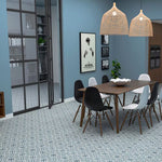 Load image into Gallery viewer, Merola Tile Berkeley Blue 17-5/8 in. x 17-5/8 in. Ceramic Floor and Wall Tile (13.14 sq. ft./Case)Merola Tile Berkeley Blue 17-5/8 in. x 17-5/8 in. Ceramic Floor and Wall Tile (13.14 sq. ft./Case)
