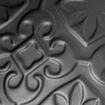 Load image into Gallery viewer, Merola Tile Triplex Valverde Black 7-3/4 in. x 7-3/4 in. Ceramic Wall Tile (11.11 sq. ft./Case)