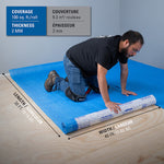 Load image into Gallery viewer, Roberts AirGuard Premium Underlayment with Microban for Laminate & Engineered Wood - 100 sq. ft.