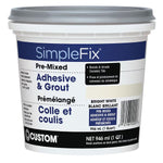 Load image into Gallery viewer, SimpleFix 1 Qt. White Pre-Mixed Adhesive and Grout – Custom Building Products