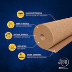 Charger l'image dans la visionneuse de galerie, Rouleau de sous-couche insonorisante en liège naturel épais QEP – 200 pi²