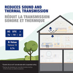 Charger l'image dans la visionneuse de galerie, Rouleau de sous-couche insonorisante en liège naturel épais QEP – 200 pi²