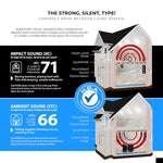 Load image into Gallery viewer, QuietWalk 100 Sq Ft Premium Sound & Moisture Barrier Underlayment for Laminate & Engineered Floors