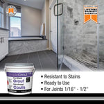 Load image into Gallery viewer, Custom Building Products SimpleGrout #165 Delorean Gray 1 Gal. Pre-Mixed Grout