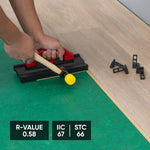 Charger l'image dans la visionneuse de galerie, Rouleau de sous-couche en feutre de qualité supérieure Roberts de 1,13 m x 8,3 m