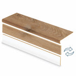 Load image into Gallery viewer, Cap A Tread 2.19 in. x 12.13 in. x 47 in. Stair Tread and Reversible Riser Kit – Color 3673