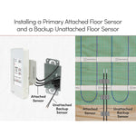 Load image into Gallery viewer, WarmlyYours TempZone Easy Mat – 2 ft. x 4 ft. 120V Radiant Floor Heating for Tile, Stone & LVT (8 sq. ft.)