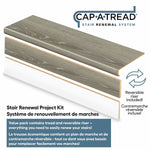 Load image into Gallery viewer, Cap A Tread 2.19-inch x 12.13-inch x 47-inch Stair Tread and Reversible Riser Kit, Color 3691