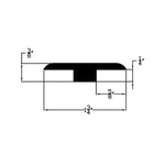 Load image into Gallery viewer, Zamma Jefferson Oak 7/16-inch Thick x 1 3/4-inch Wide x 72-inch Length Laminate T-Molding