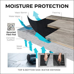 Charger l'image dans la visionneuse de galerie, Sous-couche anti-bruit et anti-humidité QuietWalk de 360 pi² pour revêtement de sol en vinyle de luxe