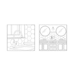 Charger l'image dans la visionneuse de galerie, Anatolia Artisano Bianco Frame 7 inch Matte Pressed Porcelain Tile 2.80 sq ft per Case Hexagon
