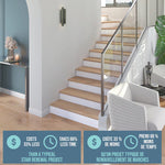 Load image into Gallery viewer, Cap A Tread 2.19-inch x 12.13-inch x 47-inch Stair Tread and Reversible Riser Kit, Color 3691