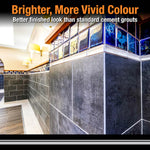 Load image into Gallery viewer, Custom Building Products Polyblend Plus 7 lb. #165 Delorean Gray Sanded Grout for Interior and Exterior Use