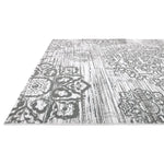 Load image into Gallery viewer, Polyester Machine Washable Oriental Light Grey Area Rug