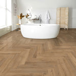 Charger l'image dans la visionneuse de galerie, Planches de vinyle de luxe Verge Mountain Magnolia 2,5 mm x 7 po x 48 po – Planches de vinyle à coller (42,04 pi²/caisse)