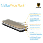 Charger l'image dans la visionneuse de galerie, Malibu Wide Plank French Oak Dorris 7.17 in. x 60 in. Rigid Core Luxury Vinyl Plank Flooring (23.88 sq. ft. / case) (Copy)