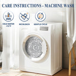 Load image into Gallery viewer, Polyester Machine Washable Oriental Light Grey Area Rug