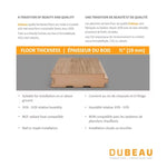 Charger l'image dans la visionneuse de galerie, Plancher de bois franc massif en chêne rouge naturel Dubeau Floors, 1,9 cm (¾ po) d'épaisseur x 8,9 cm (3 ¼ po) de largeur x longueur variable (20 pi²/caisse)