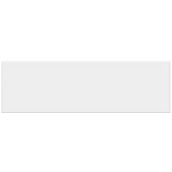 Anatolia 2-inch x 6-inch Metro White Glossy Ceramic Bullnose – 3.55 sq. ft. per Case