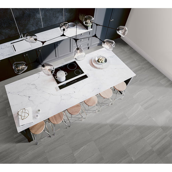 Anatolia 12-inch x 24-inch Gladstone Grey Matte Rectified Ceramic Tile