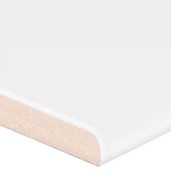 Anatolia 2-inch x 6-inch Metro White Glossy Ceramic Bullnose – 3.55 sq. ft. per Case