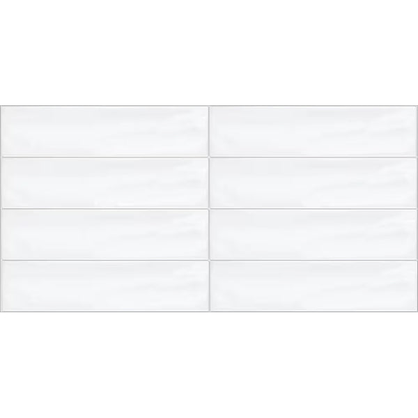 Anatolia Artisan White Gloss 3-inch x 12-inch Wall Tile