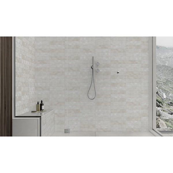 Anatolia 3-inch x 12-inch Concordia Oyster Glossy Pressed Ceramic Wall Tile – 10.66 sq. ft./case