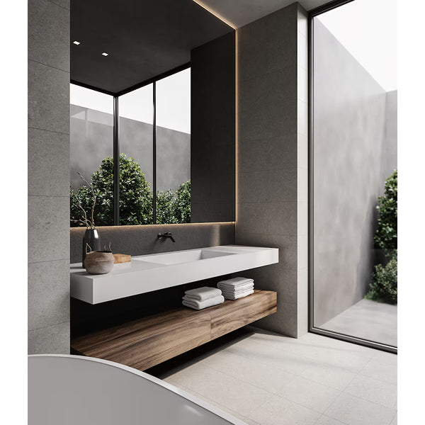 Anatolia 12-inch x 12-inch Nevaro Shadow Matte Rectified Ceramic Floor and Wall Tile – 13.56 sq. ft./Case