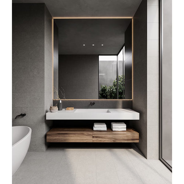 Anatolia 12-inch x 12-inch Nevaro Shadow Matte Rectified Ceramic Floor and Wall Tile – 13.56 sq. ft./Case