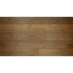 Charger l'image dans la visionneuse de galerie, GUOYA Wirebrushed European Oak 7-1/2-inch x 75-inch Engineered Smoky Oak Flooring (19.43 sq.ft. / case)