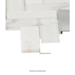 Load image into Gallery viewer, MSI Bytle Bianco 12x12 Herringbone Multi-Surface Mesh-Mounted Mosaic Tile