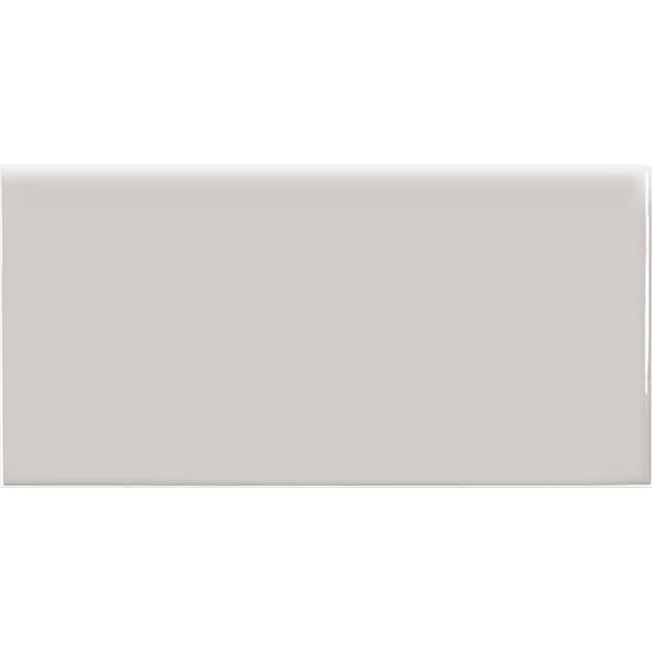 Anatolia 7,6 cm x 15,2 cm, métro, gris chaud, brillant, biseau arrondi (5,27 pi²/boîte)