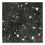 Charger l'image dans la visionneuse de galerie, Carrelage mural et de sol en porcelaine Modamo Barreta Terrazzo noir mat, 26 pouces x 26 pouces (14,10 pieds carrés/boîte)