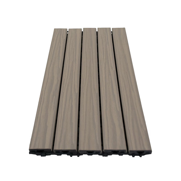 Aura 12" x 24" Deck and Balcony Tile (10 sq. ft./case) Sandstone