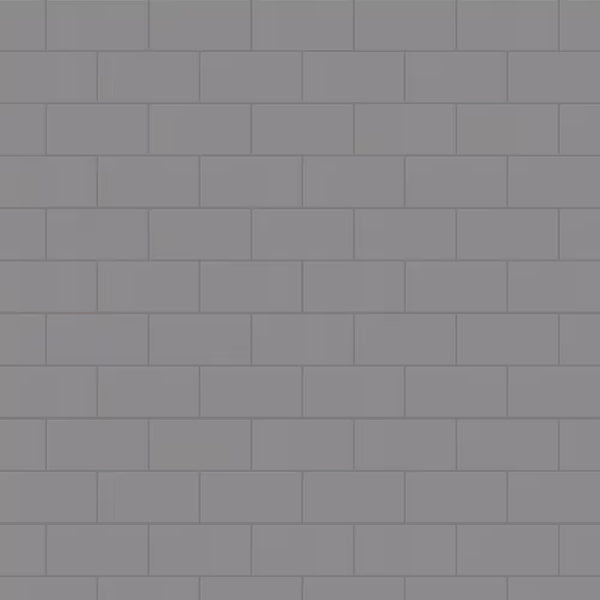Dal Tile Rittenhouse Square Suede Gray 3 Inch x 6 Inch Ceramic Wall Tile