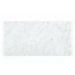 Charger l'image dans la visionneuse de galerie, Carrelage mural et de sol en marbre italien Bianco Carrara polissé de Modamo, 12 pouces x 24 pouces