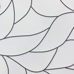 Charger l'image dans la visionneuse de galerie, Modamo Brooklyn Décor, carreau de mur en céramique blanc brillant avec noir, 12 pouces x 36 pouces (14,53 pieds carrés/boîte)