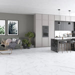 Load image into Gallery viewer, Marblesque Carrara Marble 5.5 mm T x 18-1/2-in W x 37-in L Rigid Core Luxury Vinyl Tile Flooring (19.02 sq.ft./case)