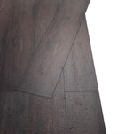 Load image into Gallery viewer, Oak Dark Brown PVC Laminate Flooring Plank – 6" x 36", 0.08" Thick, 54 Sq. Ft., Waterproof DIY Flooring